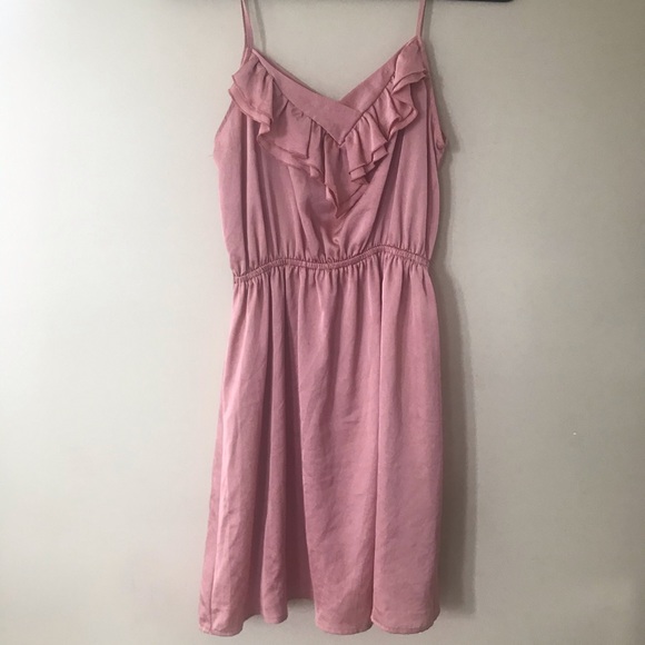 Monteau Dresses & Skirts - Dusty Rose Pink Spaghetti Strap Dress size M